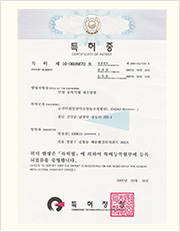 Patent certificate (Ginseng rice punch)